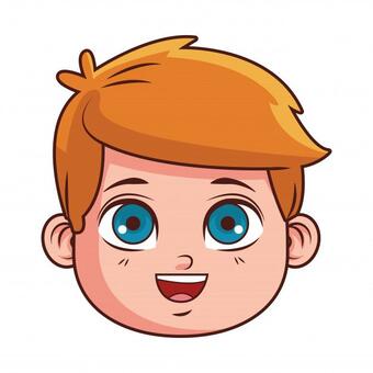 Premium Vector | Cute boy face cartoon | Cute cartoon faces, Cartoon faces, Cartoon kids