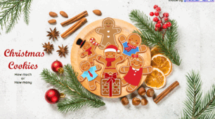 Christmas Cookies much / many
