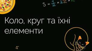 (Копія) НУШ-6, МАТЕМАТИКА. Коло, круг та їхні елементи
