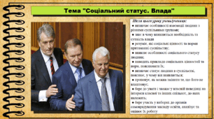 Соціальний статус. Влада. 6 клас (НУШ). За підручником авторів Щупак І., Власова Н. та інші.