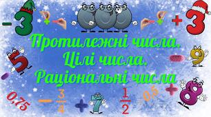 Математика-6. НУШ. Самостійна робота "Додатні та від'ємні числа. Координатна пряма. Протилежні числа. Цілі числа. Раціональні числа"