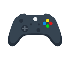 Joystick gamepad, game console or game controller. Computer gaming. Cartoon minimal style. 14199955 Vector Art at Vecteezy