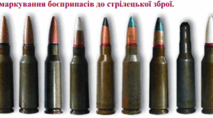 Загальна будова та види боєприпасів до стрілецької зброї. Маркування боєприпасів.