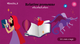 Інтерактивна гра  на тему «Relative pronouns »