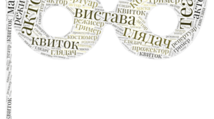 Хмаринка слів до тижня "Театр"