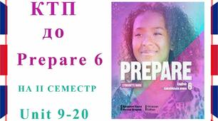 Календарно-тематичне планування до Prepare 6 (на 2-й семестр, 4 год)