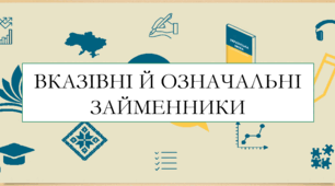 Презентація на тему:  "Вказівні й означальні займенники " для 6 класу  НУШ