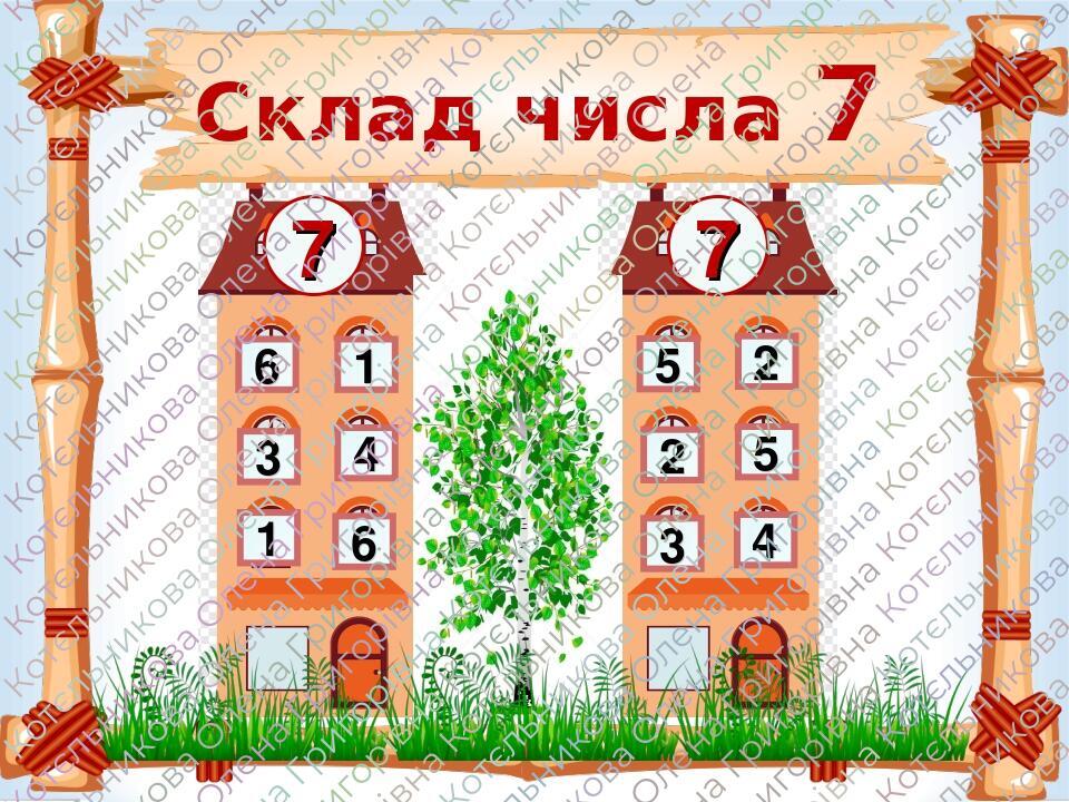 Презентація " Число і цифра 7" | Презентація. Математика