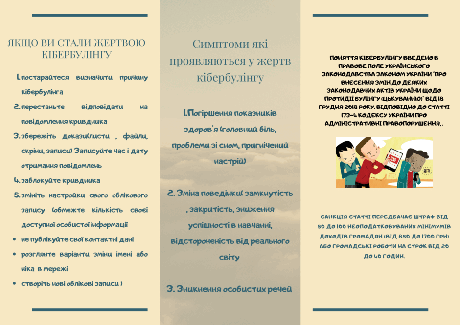 Буклет про Булінг та кібербулінг в освітньому середовищі | Ілюстрації ...