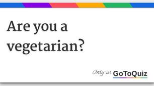 Are You a Vegetarian? 6 form NUS (ГР 4) 