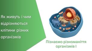 Тест з уроку Пізнаємо природу для 5 класу на тему «Як живуть і чим відрізняються клітини різних організмів»