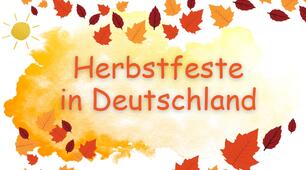 Презентація "Herbstfeste in Deutschland"