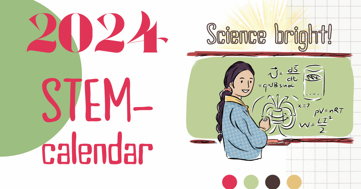 STEMCalendar 2024. STEMкалендар 2024 англійською мовою Інтерактивні