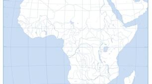 Практична робота №3. Позначення на контурній карті Африки основних районів видобування нафти, залізних, мідних та алюмінієвих руд, центів їх переробки (збагачення), основних транспортних магістралей та портів експортування.