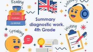 Summary diagnostic work for the 1st Semester. 4th Grade (за підручником Карпюк О. Д.)