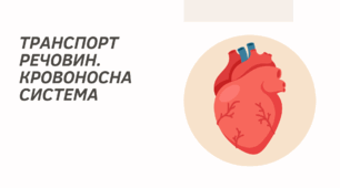 Презентація на тему "Транспорт речовин. Кровоносна система"