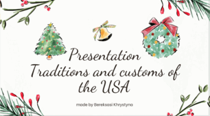 Presentation "Traditions and customs of the USA (traditional cuisine)"