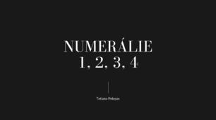Nominatív a Numerálie 1,2,3,4