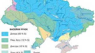 Основні річкові басейни і системи України