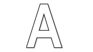 Методичний матеріал Алфавіт літери А4