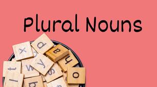 Матеріал для друку з теми "Plural Nouns"