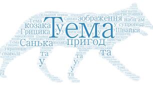 Хмара слів "Тема твору "Джури козака Швайки""